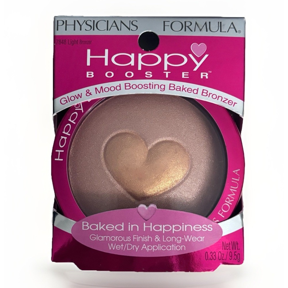 Physicians Formula Happy Booster BAKED WET/DRY BI-COLOR BRONZER 7848 LT  BRONZER